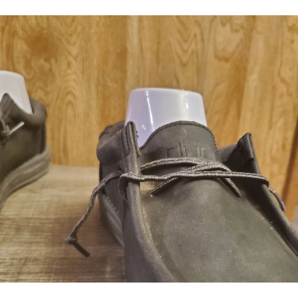 Hey‎ Dude Wally Raven Slip On Shoes Mens Size 8 Black